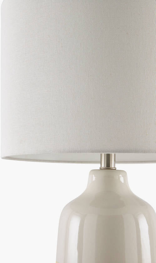 Alban Global White Table Lamp