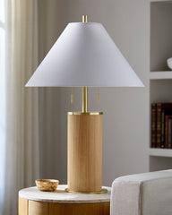 Dorthy Global Cream Table Lamp