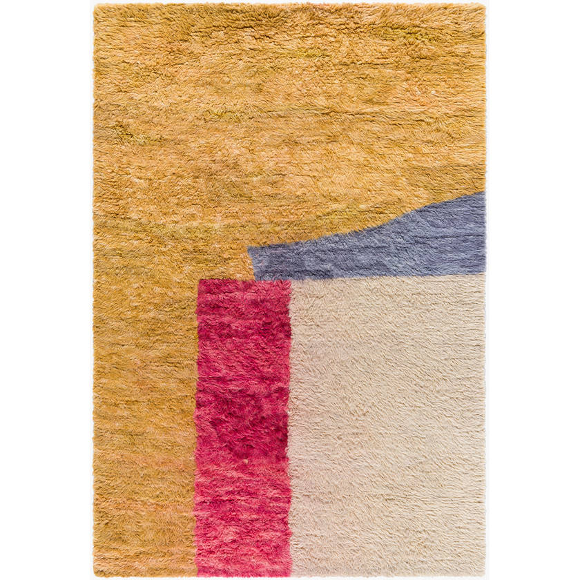 Dwarsdiep Modern Camel Area Rug