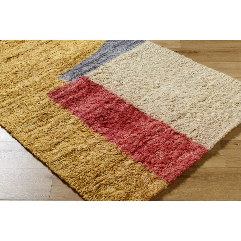 Dwarsdiep Modern Camel Area Rug