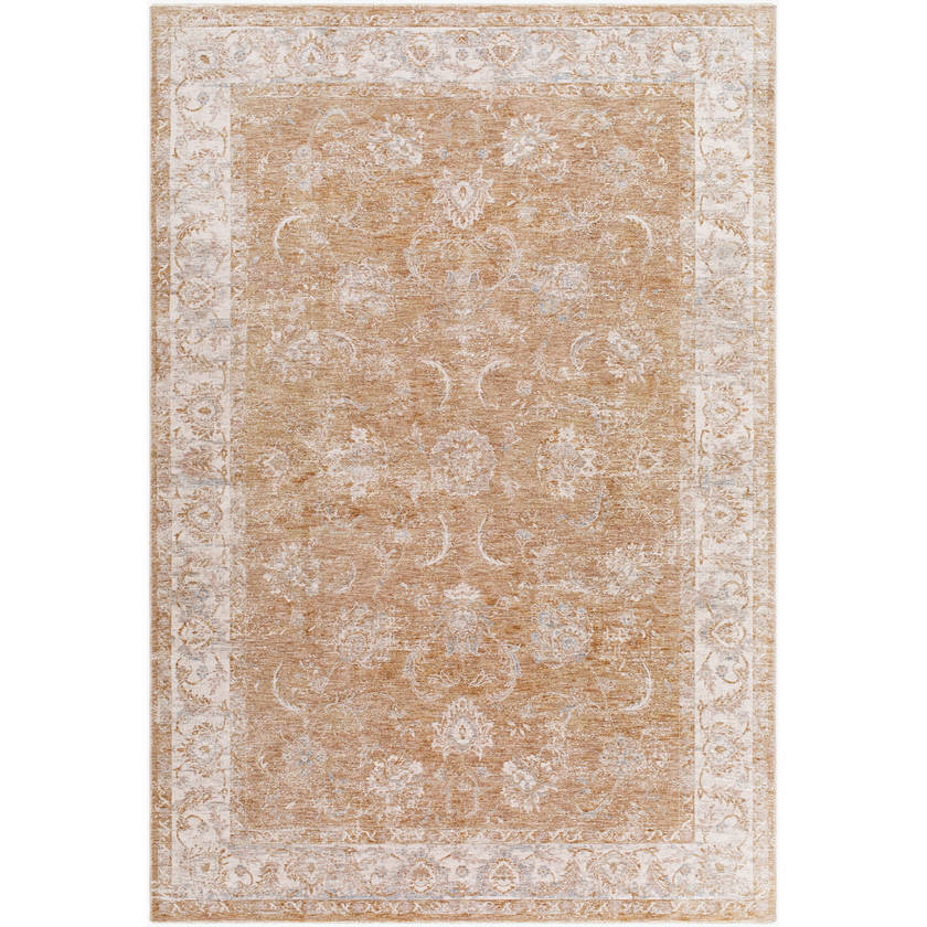 Pennie Traditional Cream/Light Brown Area Rug