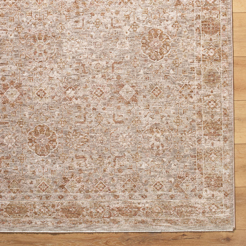 Cassy Traditional Tan Area Rug