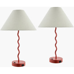 Katoya Cottage Red Table Lamp
