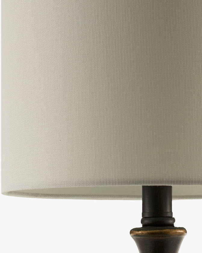 Sintia Rustic White/Black Table Lamp