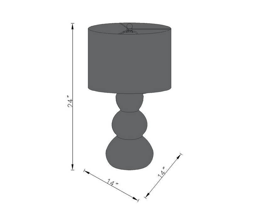 Teria Cottage Cream Table Lamp
