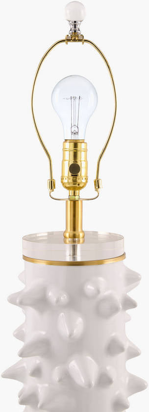 Jannetta Global White Table Lamp