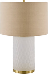 Ned Traditional Beige Table Lamp