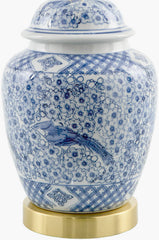 Malori Traditional Blue Table Lamp