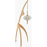 Claudius Traditional Cream/White Floor Lamp