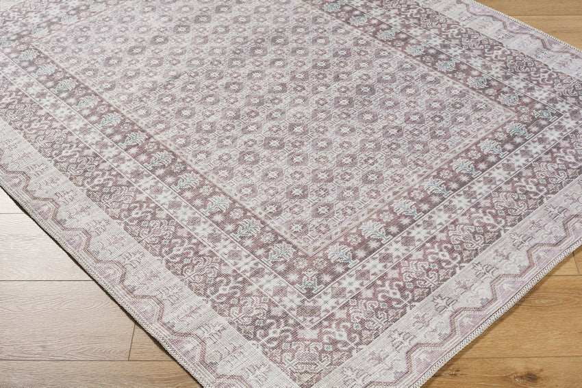 Rainier Cottage Medium Gray Washable Area Rug - Our PNW Home x Livabliss