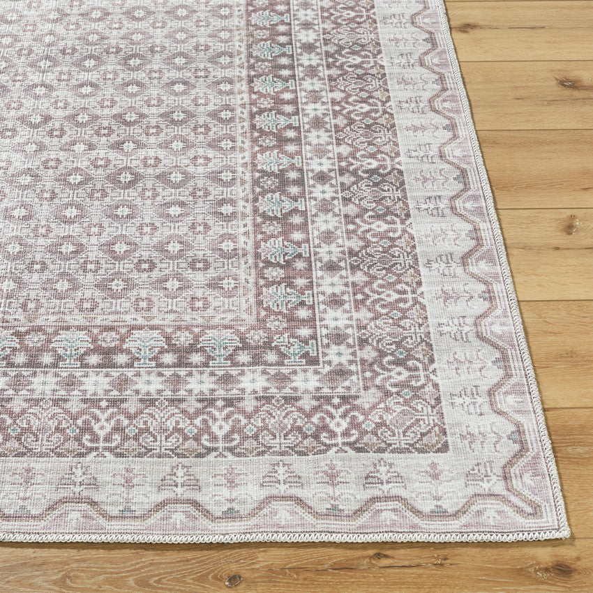 Rainier Cottage Medium Gray Washable Area Rug - Our PNW Home x Livabliss