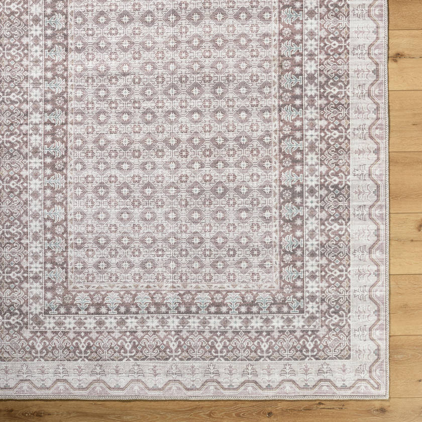 Rainier Cottage Medium Gray Washable Area Rug - Our PNW Home x Livabliss