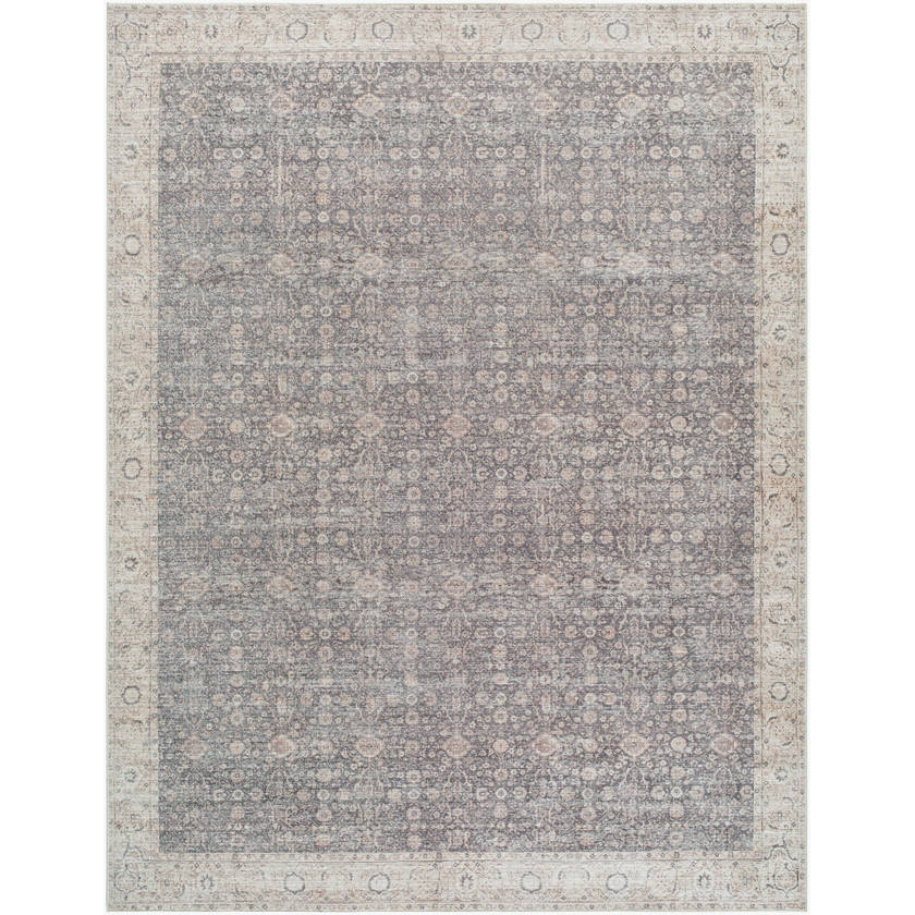 Spokane Traditional Charcoal/Tan Area Rug - Our PNW Home x Livabliss