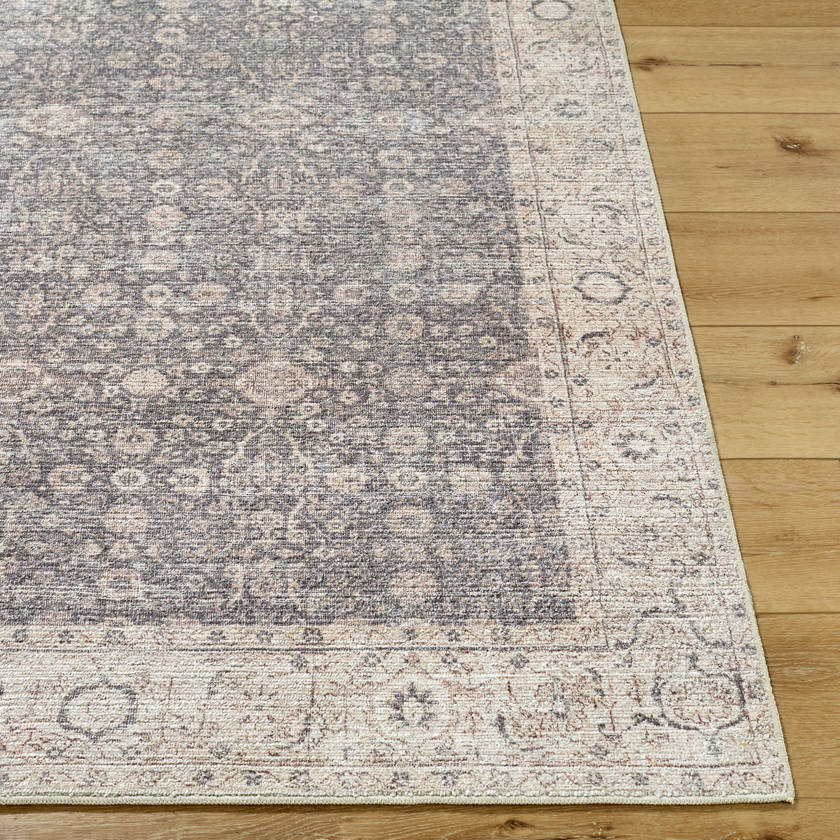 Spokane Traditional Charcoal/Tan Area Rug - Our PNW Home x Livabliss
