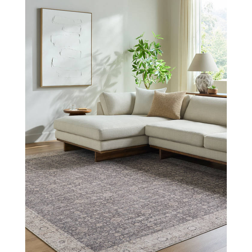 Spokane Traditional Charcoal/Tan Area Rug - Our PNW Home x Livabliss