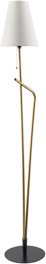 Kayliegh Modern Gold/Black Floor Lamp