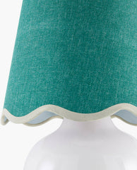 Kolleen Cottage White/Green Table Lamp