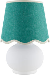 Kolleen Cottage Green/White Table Lamp