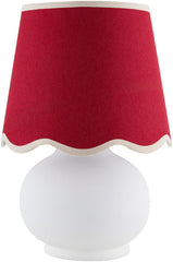Kolleen Cottage Red/White Table Lamp