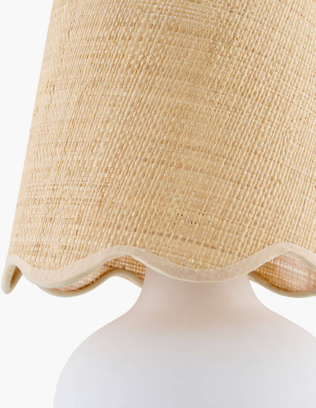 Kolleen Cottage Clear/White Table Lamp