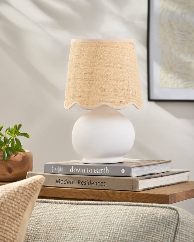 Kolleen Cottage Clear/White Table Lamp