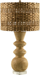 Domenick Traditional Brown/Ivory Table Lamp