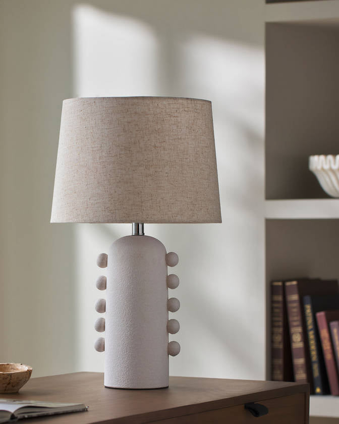Mackenzi Traditional White Table Lamp