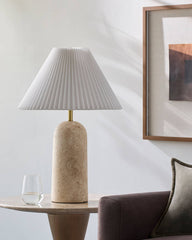 Autumn Laurel Traditional Beige Table Lamp - Galey Alix x Livabliss