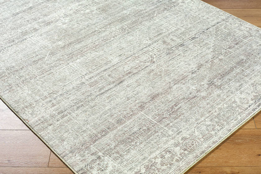Collins Avenue Traditional Ivory/Slate Area Rug - Galey Alix Livabliss
