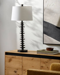 Merrill Traditional Black Table Lamp - Galey Alix x Livabliss