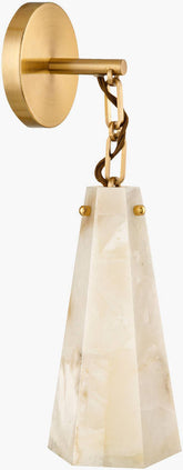 Sloane Traditional White/Beige Wall Sconces - Galey Alix x Livabliss