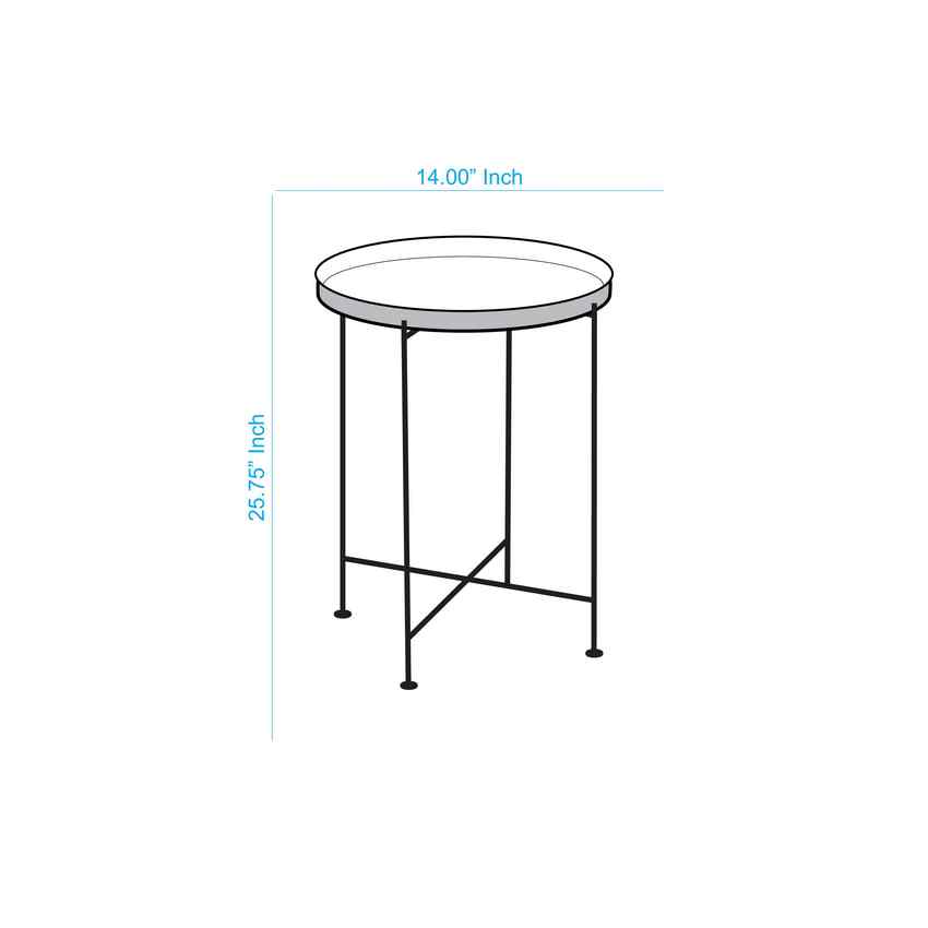 Klam Pink End Table