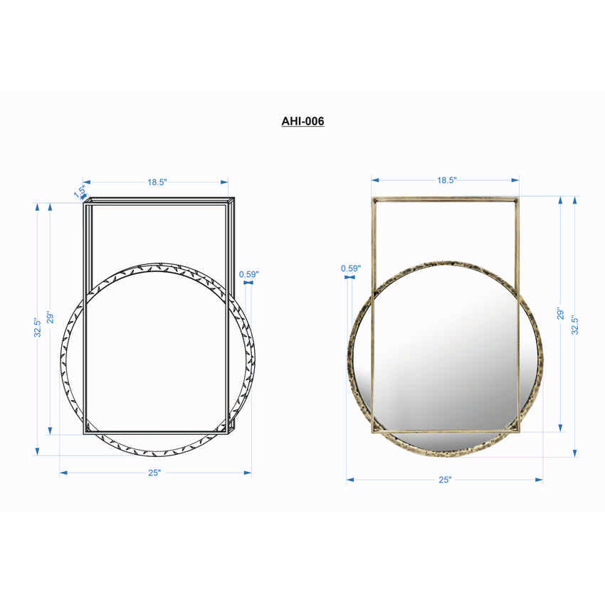 Tulfes Modern Wall Mirror