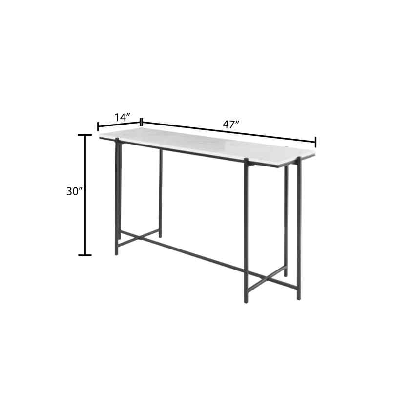 Goldegg Black Console Table