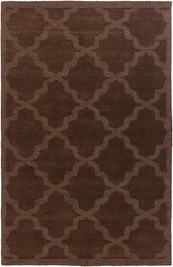 Ermont Modern Chocolate Brown Area Rug