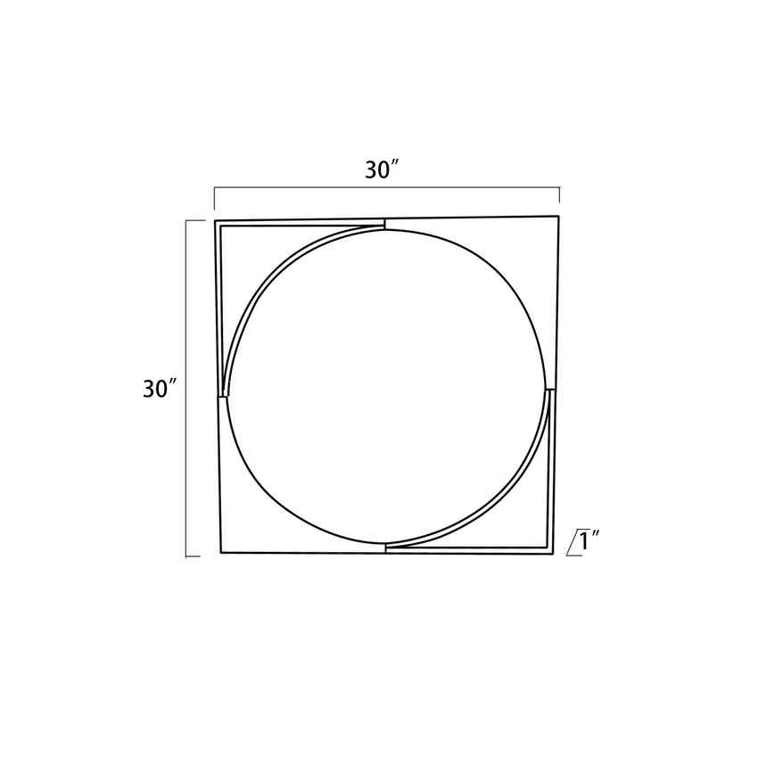 Obdach Modern Wall Mirror