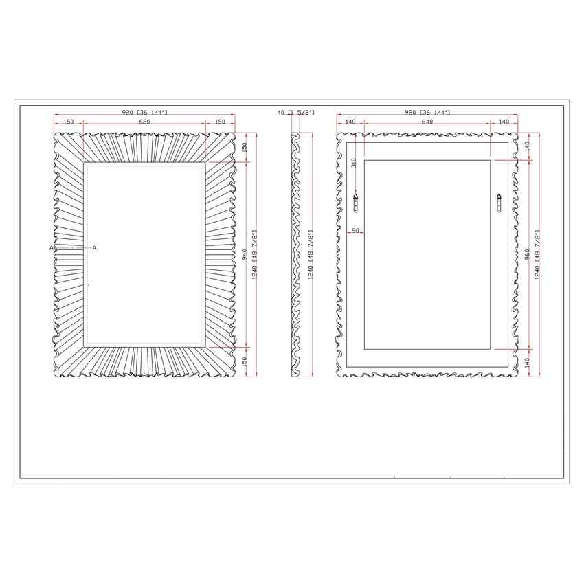 Dreumel Modern Wall Mirror