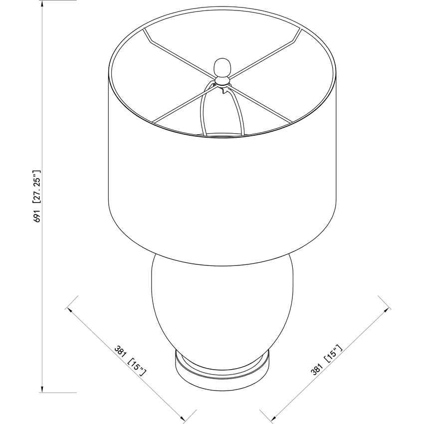 Wartmannstetten Traditional Table Lamp