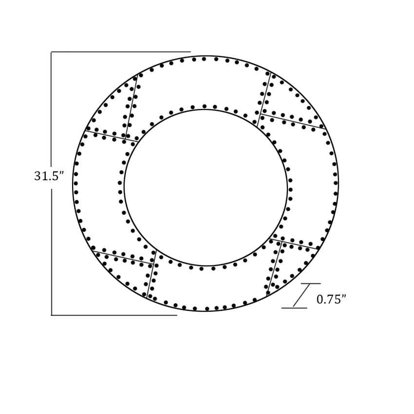 Ellecom Modern Wall Mirror