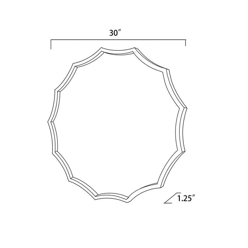 Ermelo Modern Wall Mirror