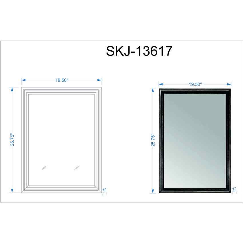 Krommenie Modern Wall Mirror