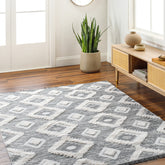 Surya Morocotton Cotton Black Rectangular Indoor Rustic Are Rug