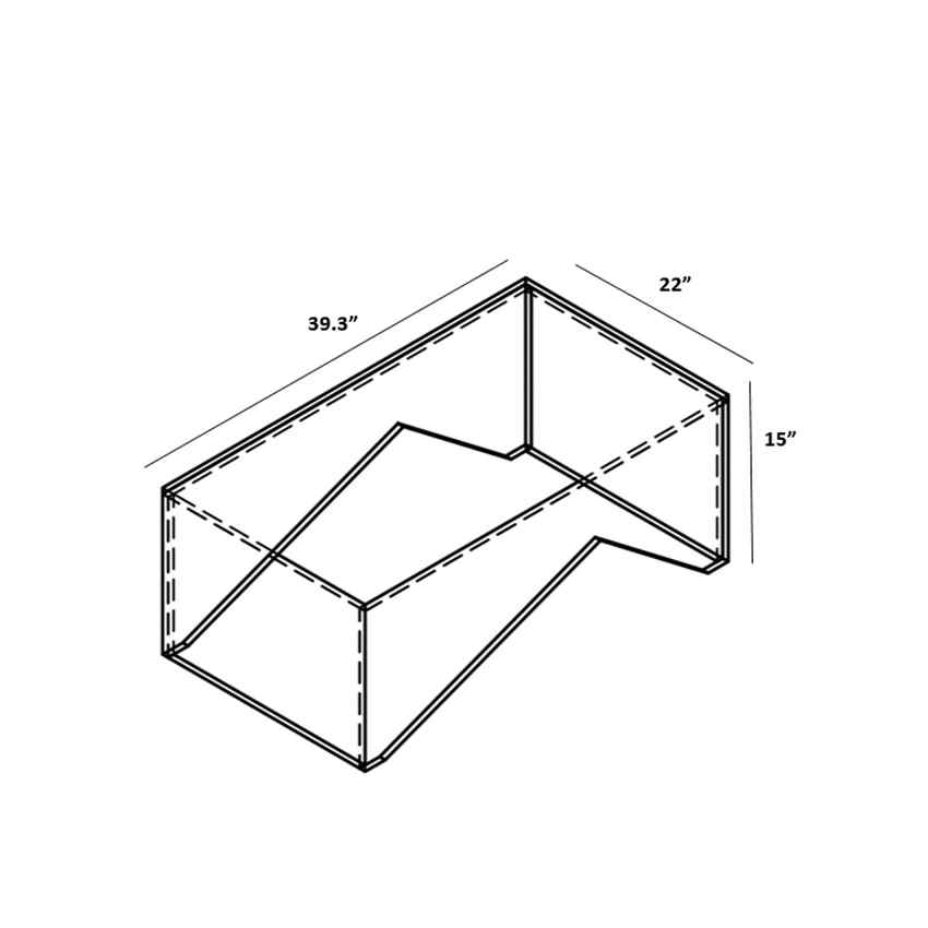 Raggal Brown Coffee Table