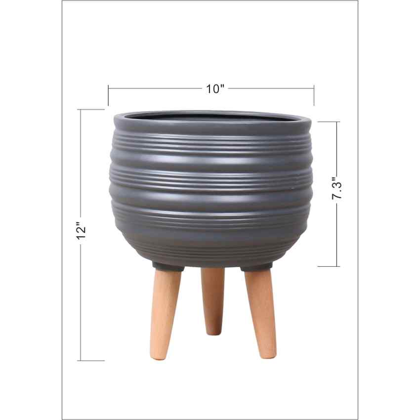 Belitsa Black Planter