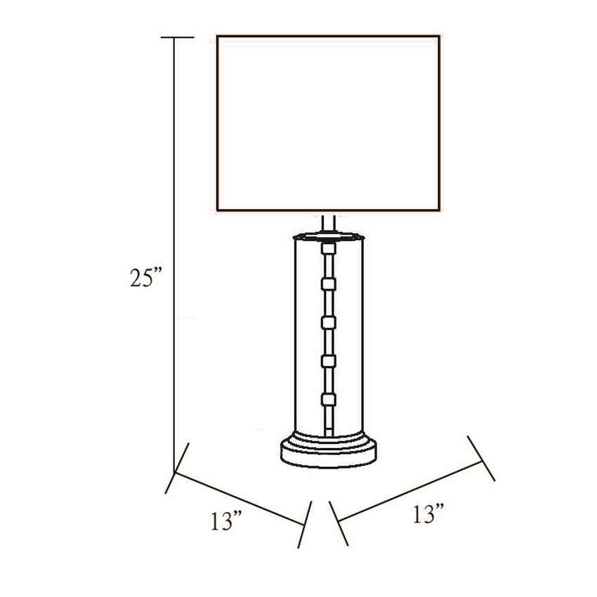 Inzenhof Modern White Table Lamp