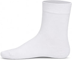 Qorux Women's Bamboo Crew Socks – 3 Pairs Burgundy, White & Black, Soft Breathable Stretch Socks for Casual & Everyday Wear