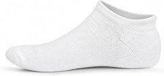 Qorux Bamboo Short Ankle Socks – 5 Pairs Semi-Cushioned Low Cut Socks, Soft Breathable No-Show Athletic Socks for Sneakers & Everyday Wear