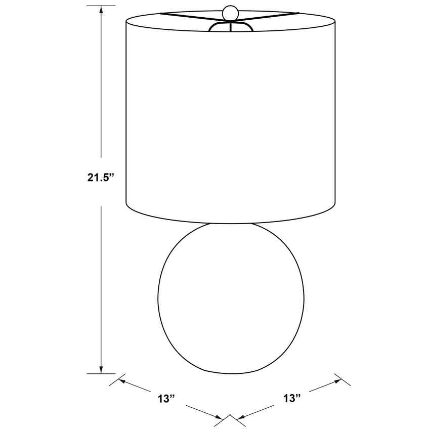 Klosterneuburg Modern Cream Table Lamp