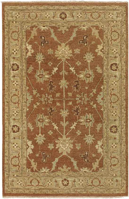 Overwoud Traditional Brown/Tan Area Rug