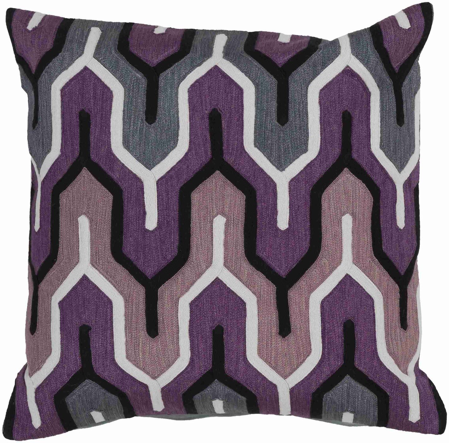 Bruges Bright Purple Pillow Cover